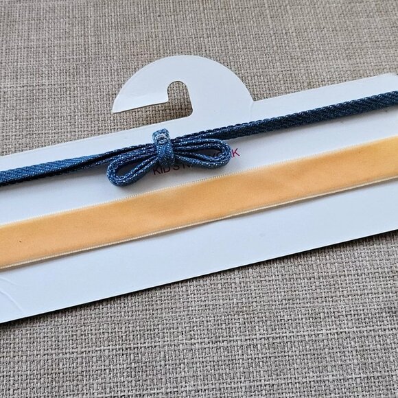 Cara Couture Other - Cara Kids New York Choker Necklace Set of 2 Chokers Yellow and Blue Jewelry